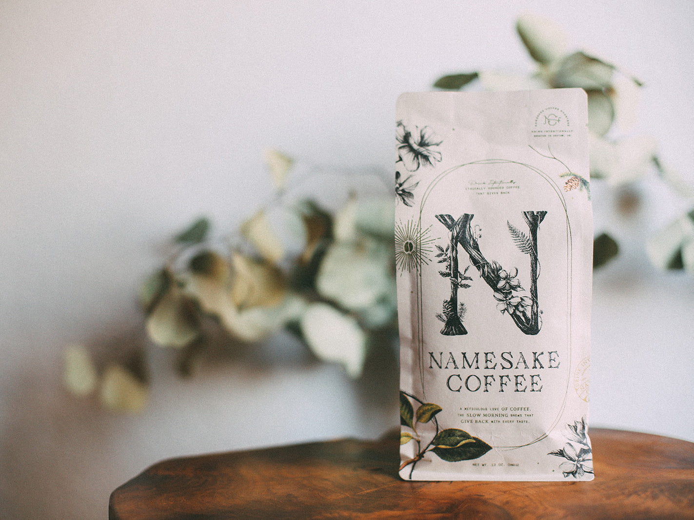 Bag of Namesake's Coffee Beans